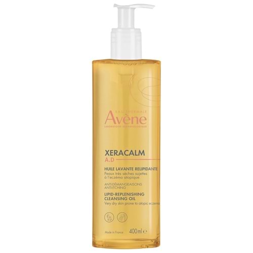 Avene XeraCalm A.D Kuru ve Atopik Ciltler için Lipit Yenileyiciyi Temizleme Yağı 400 mL