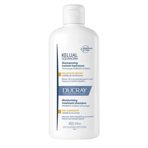 Ducray Kelual Squanorm Nemlendiricili Kepek Şampuanı 400 mL