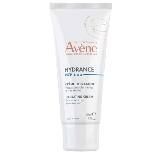 Avene Hydrance Rich Kuru ve Nemsiz Ciltler için Su Bazlı Nemlendirici Krem 40 mL