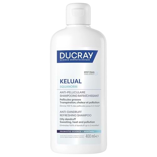 Ducray Kelual Squanorm Ferahlatıcı Etkili Kepek Şampuanı 400 mL