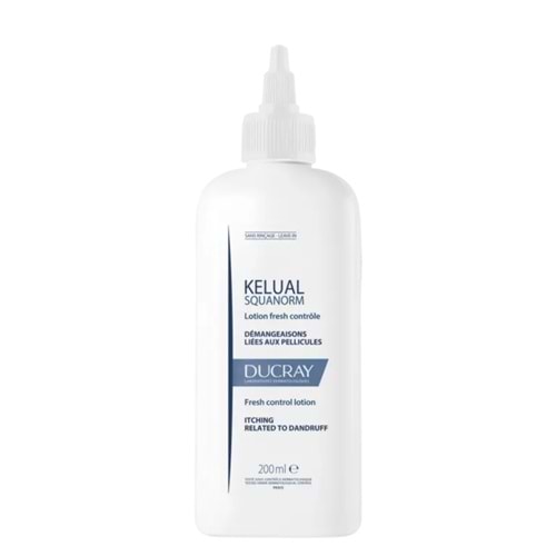 Ducray Kelual Squanorm Kepek Önleyici ve Kaşıntı Hissini Yatıştırıcı Losyon 200 mL