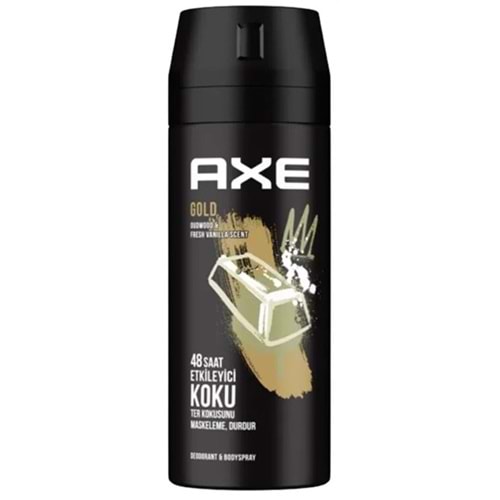 Axe Deo 150Ml Gold Dark Vanilya