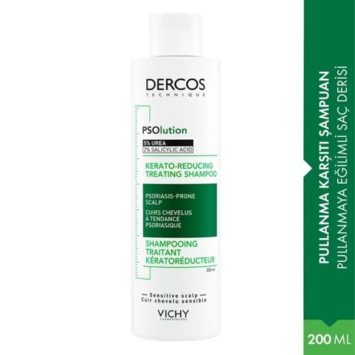 Vichy Dercos PSOlution Pullanmaya Karşı Saç Bakım Şampuanı 200 mL