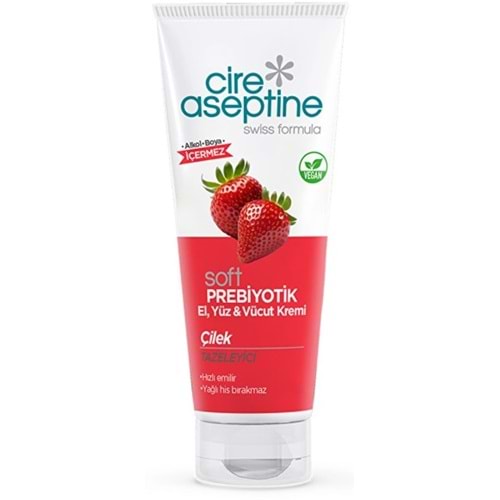 Cire Aseptine Prebiyotik Soft Çilek Tazeleyici 75Ml Tüp
