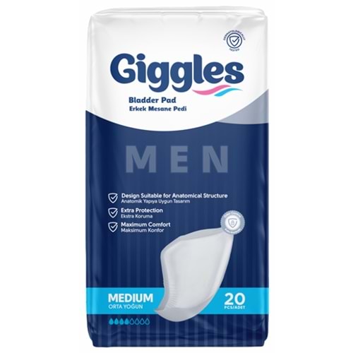 Giggles Men Mesane Pedi, Medium 20li
