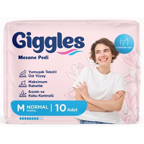 Giggles Mesane Pedi Kadın Medium 10lu