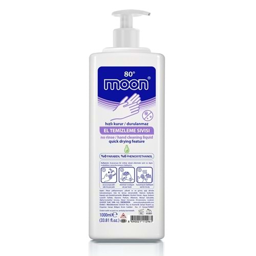 Moon El Temizleme Sıvısı 1000 mL, Pompalı