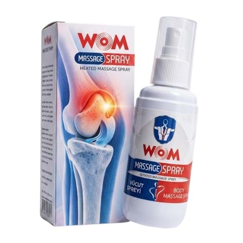 Wom Vücut Rahatlatıcı Isıtıcı Masaj Spreyi 95 mL