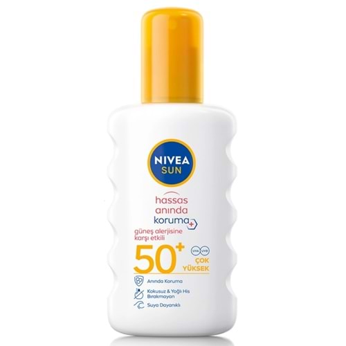 Nivea Sun SPF50+ Güneş Alerjisi Karşıtı Hassas Anında Koruma Sprey 200 mL