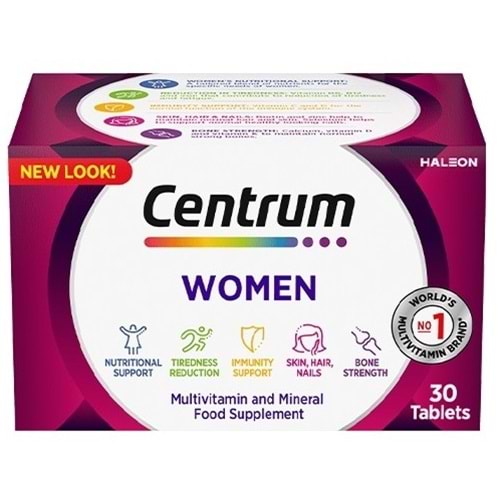 Centrum Women Multivitamin ve Multimineral İçeren 30 Tablet