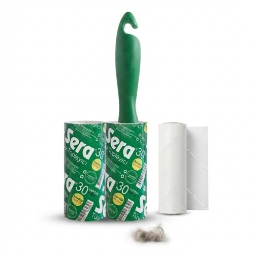 Sera Tüy Toplayıcı Rulo 30'lu + Yedek Rulo 30'lu
