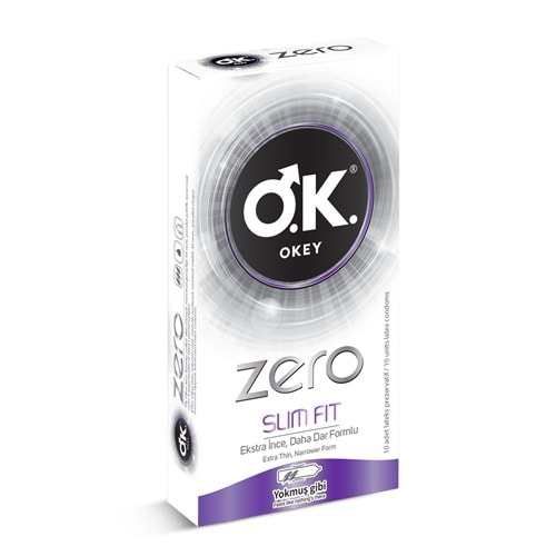 Okey Zero Slim Fit Prezervatif 10lu