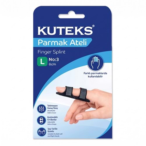 Kuteks Parmak Ateli No:3, Large - 8 cm