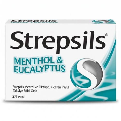 Strepsils Menthol ve Okaliptüs 24 Pastil (Yeni)