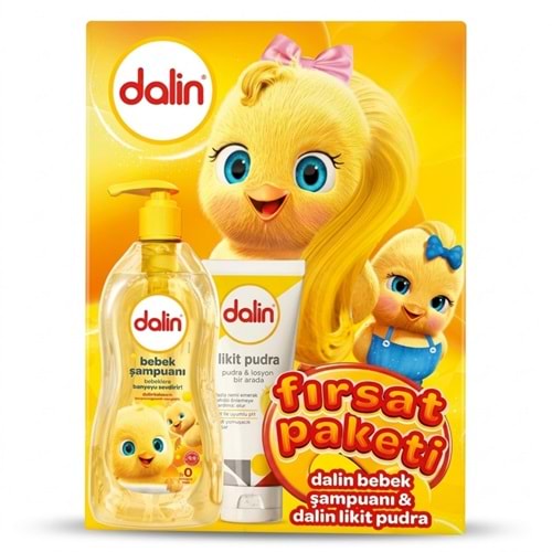 Dalin Bebek Şampuanı 700 mL + Likit Pudra 100 mL Set (Fırsat Paketi)