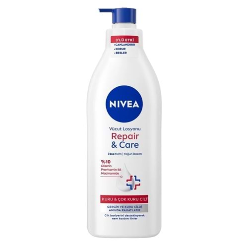 Nivea Repair & Care Yoğun Nemlendirici Vücut Losyonu 400 mL