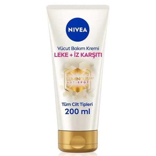 Nivea Luminous630 Aydınlatıcı Leke ve İz Karşıtı Vücut Bakım Kremi 200 ml
