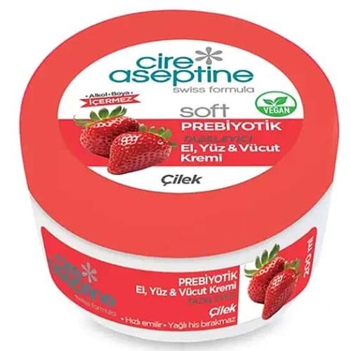 Cire Aseptine Kavanoz 200Ml El Kremi Strawberry