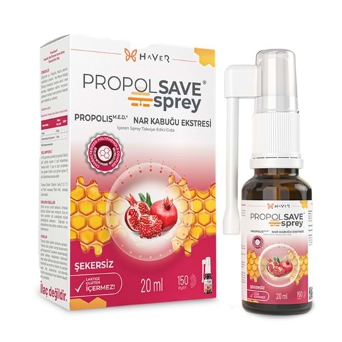 Haver Propolsave Propolis Nar Sprey 20 mL