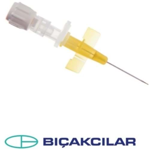 Bıçakçılar Branül (Intraket) Sarı (24G)