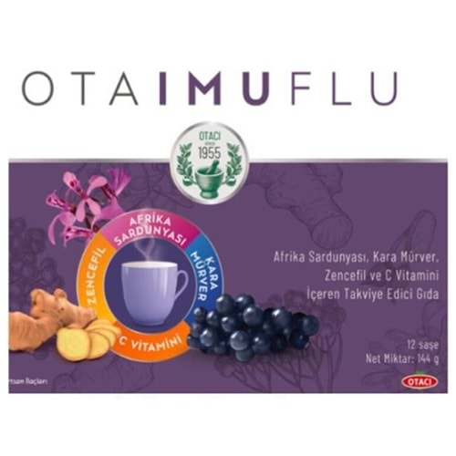 Otacı Otaimuflu 12 Şase (Karamürver+C Vitamini+Afrika Sardunyası+Zencefil)