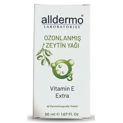 Alldermo Ozonlanmış Zeytin Yağı, 50 mL