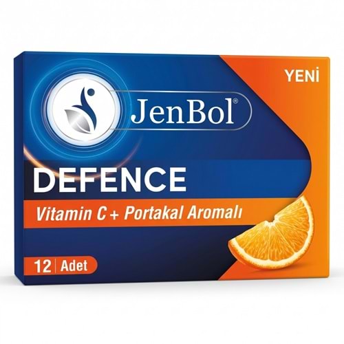 Jenbol Defence Pastil, Vit. C + Portakal 12li