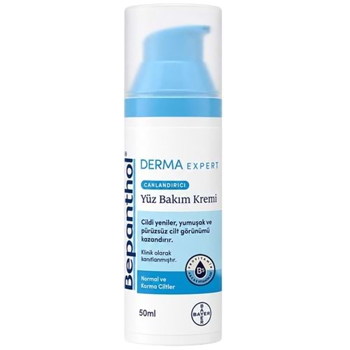 Bepanthol Derma Expert Canlandırıcı Yüz Bakım Kremi 50 mL