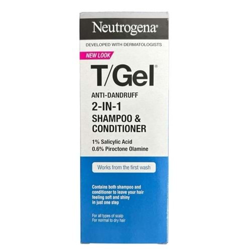 Neutrogena T/Gel Anti Dandruff 2 in1 Shampoo-Conditioner 250 ml