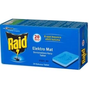 Raid Elektro Mat 20 Tablet