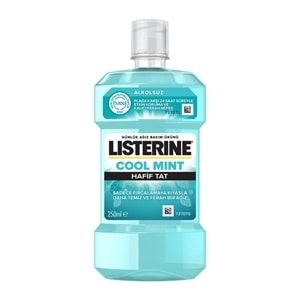 Listerine 250Ml Cool Mint Hafif Tat Ağız Bakım Suyu, Alkolsüz