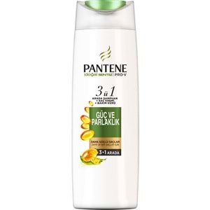Pantene Güç Ve Parlaklık Doğal Sentez 3ü1 Arada Şampuanı 400Ml