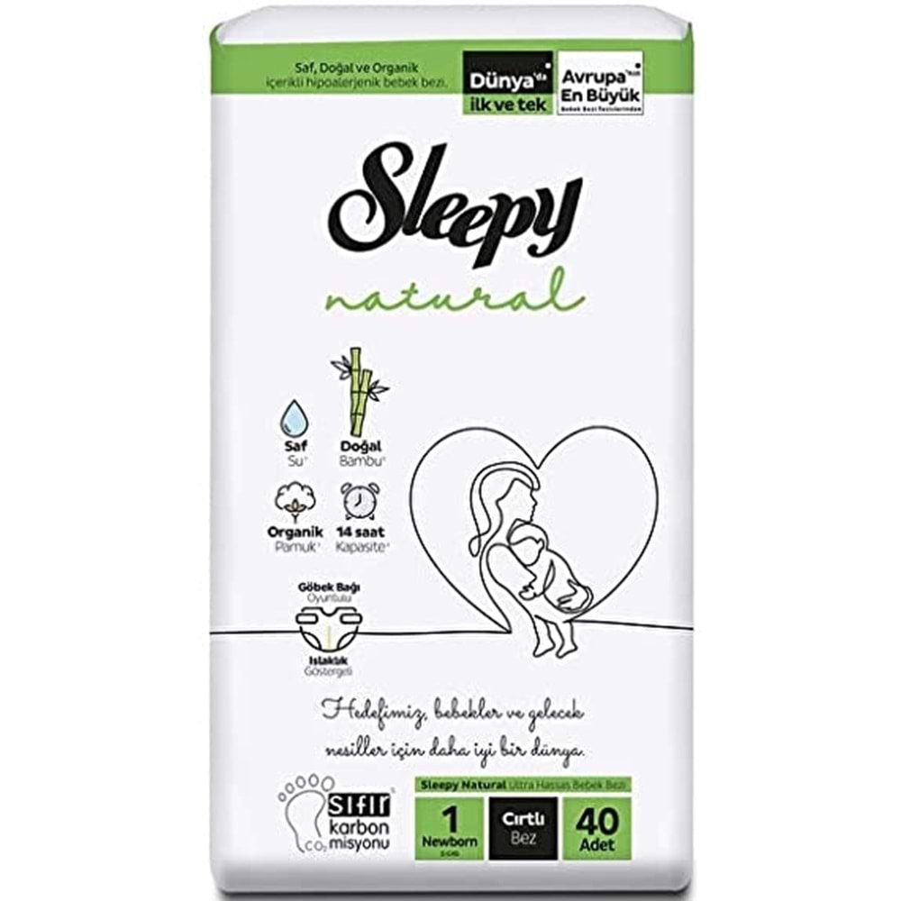 Sleepy Bebek Bezi Jumbo 2/5 Yenidoğan 42Lı No:1
