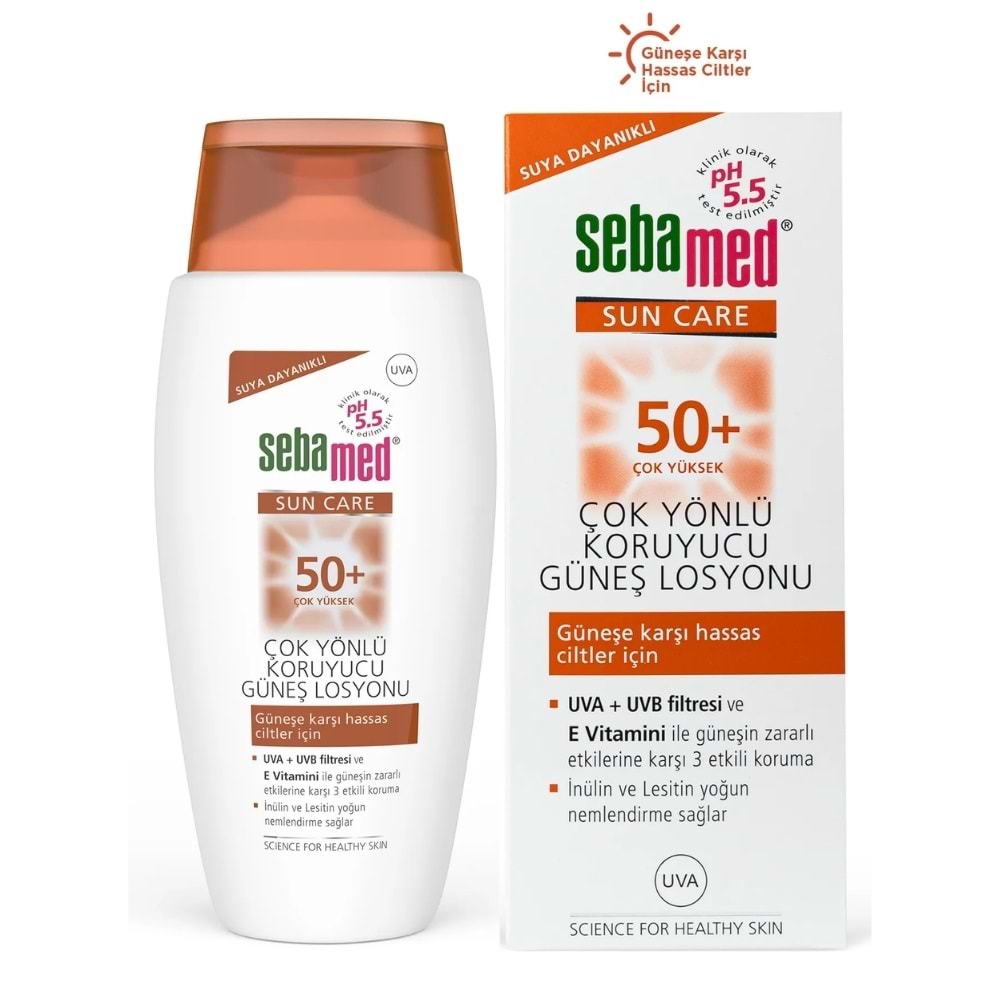 Sebamed SPF50+ Çok Yönlü Koruyucu Güneş Losyonu 150 mL