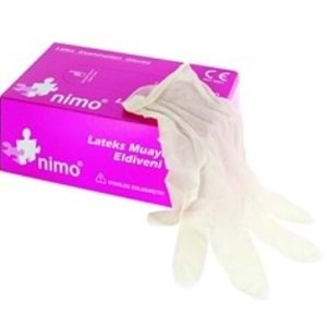 Nımo Eldıven Pudrasız L 100 Lu