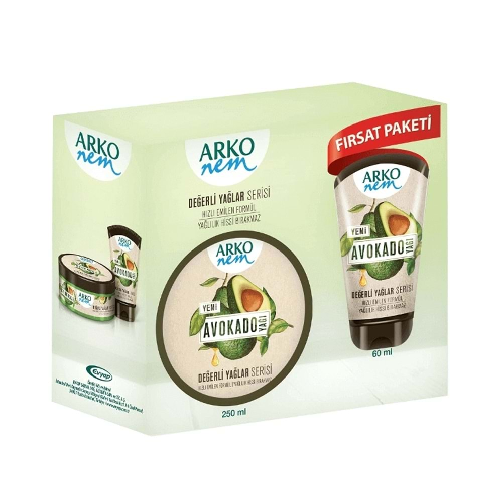 Arko Nem Avakado 250Ml+60Ml Tüp