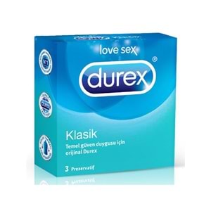Durex Klasik 3Lü Prezervatif