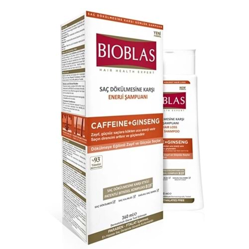 Bioblas Caffeine & Ginseng Dökülme Karşıtı Şampuan 360 mL