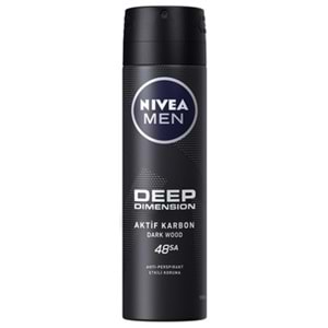 Nıvea Deodorant Men Deep Dımensıon Dark Wood 150Ml