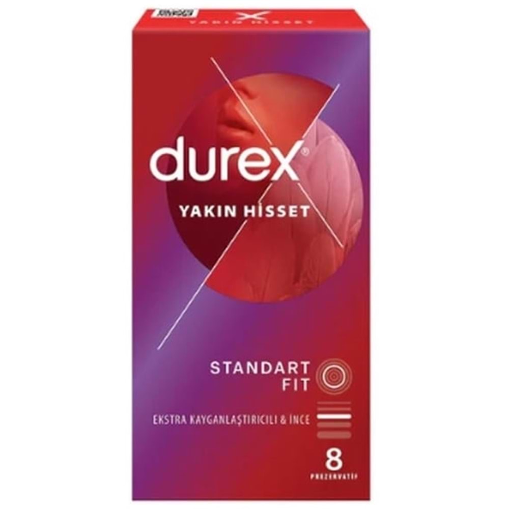 Durex Yakın Hisset 8Li Prezervatif