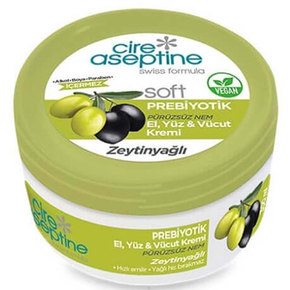 Cire Aseptine El, Yüz ve Vücut Kremi Zeytinyağlı 300 Ml