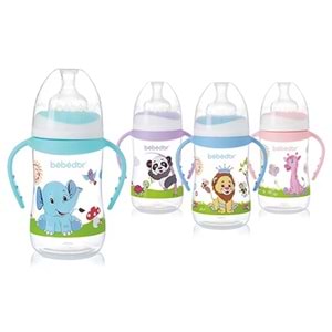 Bebedor Geniş Ağızlı Kulplu Pp Biberon, 250 mL (89322)