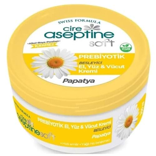 Cire Aseptine Soft El, Yüz ve Vücut Kremi Papatya Özlü 300Ml
