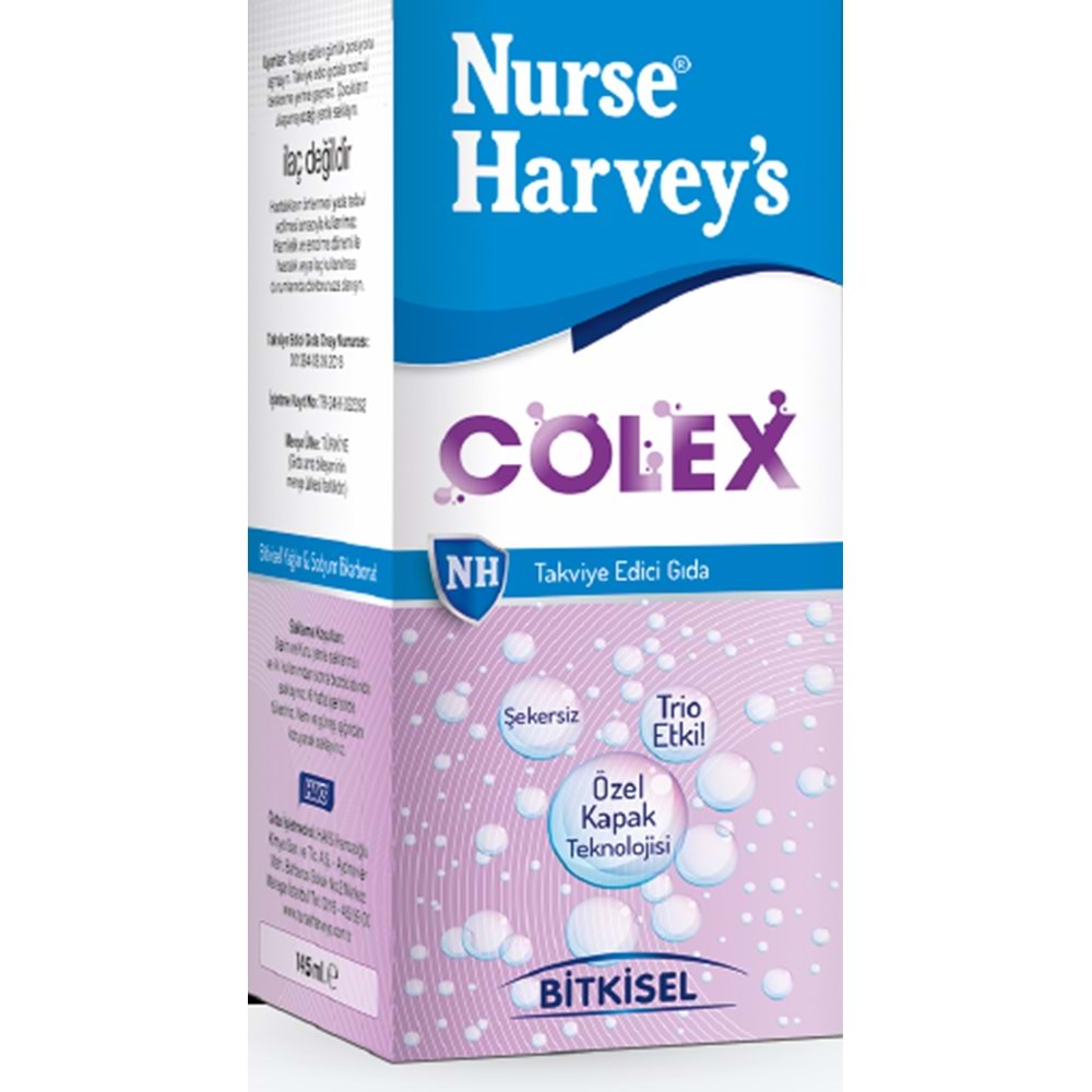 Nurse Harveys Colex Bıtkısel Surup 150Ml