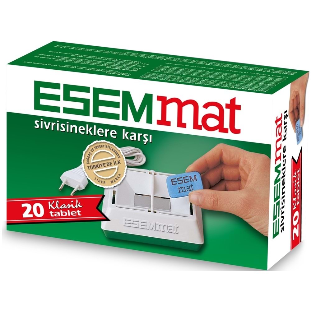 Esemmat Kablolu Otomatık Isı Kontrollü Cihaz+20 Tablet