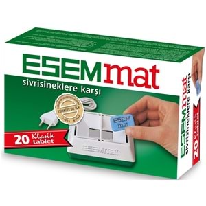 Esemmat Kablolu Otomatık Isı Kontrollü Cihaz+20 Tablet