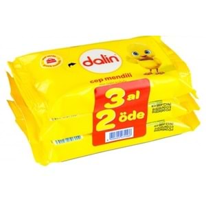 Dalin Cep Islak Mendil 3*15 Lı