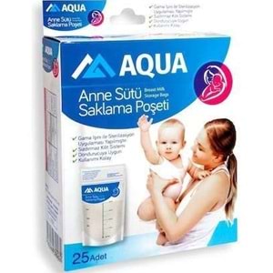 Aqua Süt Saklama Poşeti 25Li