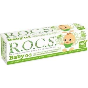 Rocs Bebek (0-3 Yas) Diş Macunu Papatyalı 35Ml