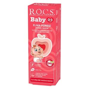 Rocs Bebek (0-3 Yas) Diş Macunu Elma Püresı 35 mL / 45gr